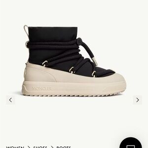 Moncler Women's Two-Tone Winter Boots